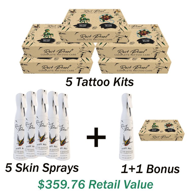 Value Pack (Your Cost $149.90) - Rust Proof Tattoo